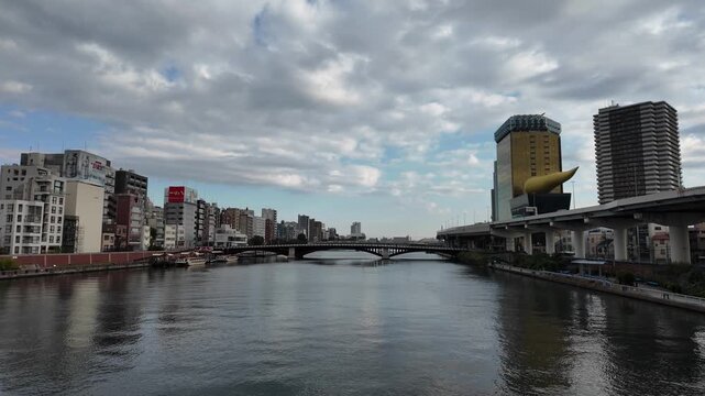 Tokyo River View with Skytree Area