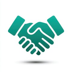 Obraz premium Two Hands Shaking in a Symbol of Agreement and Partnership