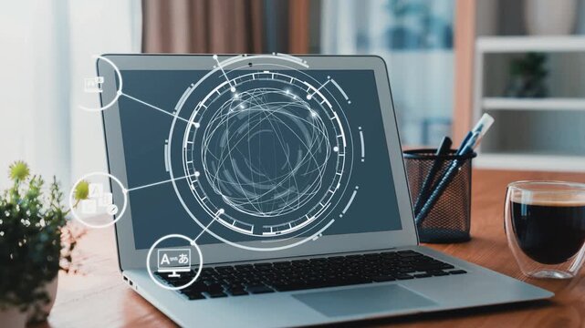 Translation icons show international languages, interpretation, and communication. Translation helps global business, translation supports learning, and translation improves cultural exchange. Gist