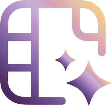 Data Ingestion Technology Icon Purple Gradient