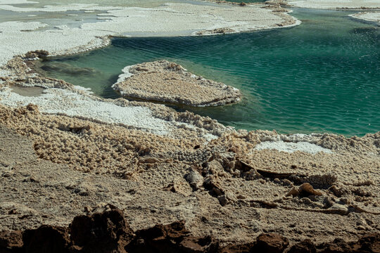 Baltinache hidden lagoons in the Atacama Desert