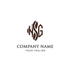 Obraz premium NSG Company Logo Design Template Placeholder.