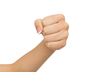 Human hands displaying various gestures and signs isolated on white background, perfect for communication and presentation concepts.