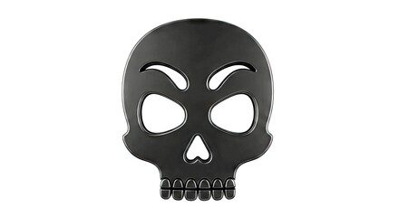 Fototapeta premium Black Skull Mask