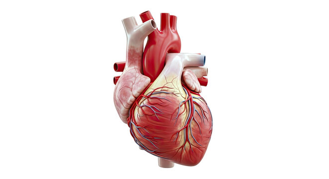 Anatomical Illustration of the Human Heart