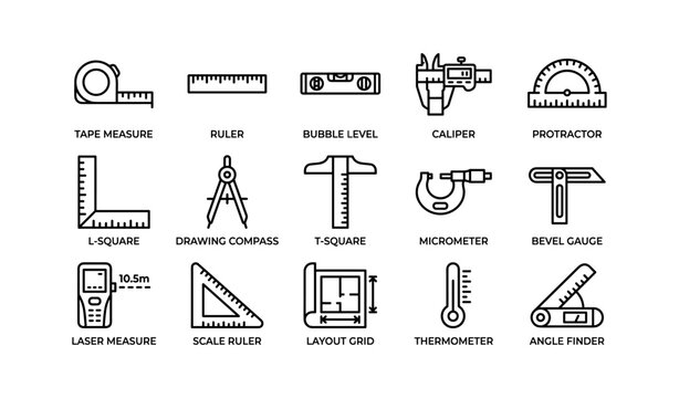 Set of measurement tools for precision and accuracy