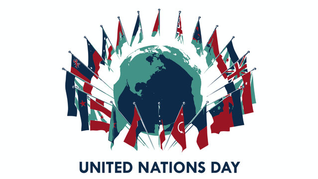 United Nations Day Celebration Concept vector illustration