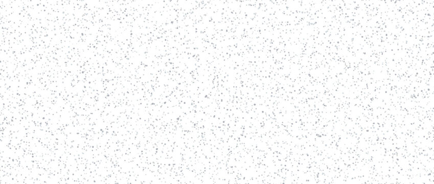 Grey seamless sand noise texture. Repeated subtle distress grit pattern wallpaper. Small grain background with speckles, flecks, particles. Scatter tiny dots surface. Vector dry speck overlay patern
