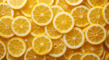 Obraz premium lemon slices background