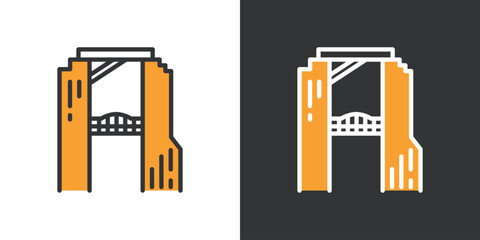 編集可能な梅田スカイビルアイコン © WAWAWA