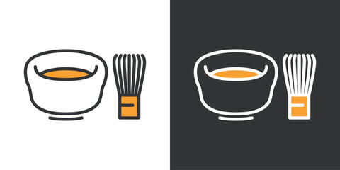 シンプルな抹茶のアイコン