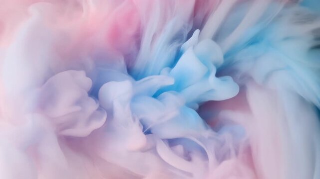 Soft pink blue abstract fluid art background texture