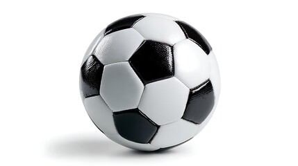 Obraz premium Classic Black and White Soccer Ball / 白黒のクラシックなサッカーボール