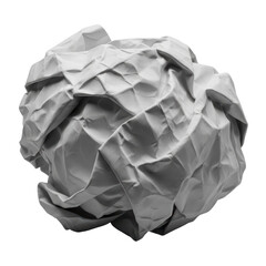 Fototapeta premium Crumpled paper ball