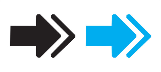 Abstract arrow speed icon. Sideways Arrow icon Striped direction sign, Turn right symbol. Data transfer technology concept. Vector element © Shaheen