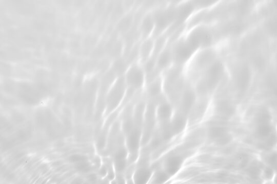 Abstract white transparent water shadow surface texture natural ripple background