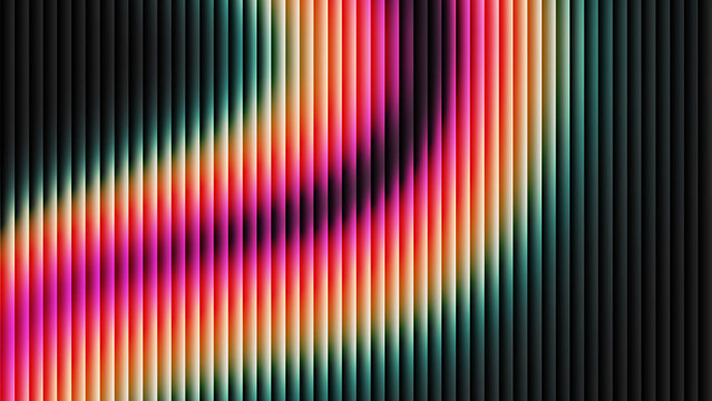 Vibrant colorful gradient wave vector illustration