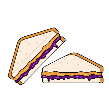 Celebrating National Peanut Butter and Jelly Day with tasty sandwich on plate