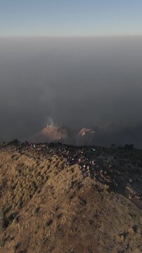 volcan santa maria y santiaguito guatemala