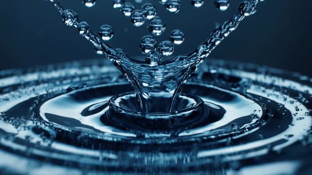 水面スレスレを進む低周波のうねりドリーショット