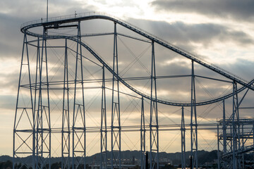 Fototapeta premium roller coaster