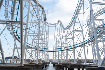 Fototapeta premium roller coaster