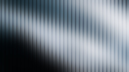 Fototapeta premium Silver monochrome reeded glass background with elegant light diffusion. Great for sophisticated tech presentations and high-end digital UI.