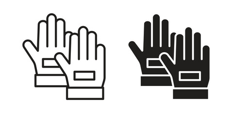 Fototapeta premium Fitness Gloves icon. modern vector symbols set