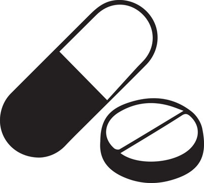 WebMedicine Pills and Capsule Icon