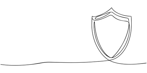 Shield and Sword Vector Illustration Metal Tool Symbol Design