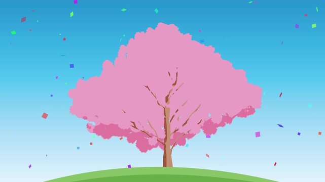 桜, 木, 木材, 自然, ベクター, デザイン, ブランチ, イラスト, 文科系, とぶ, ペイント