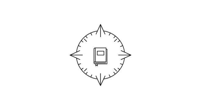 Simple Computer Server Icon Design.