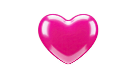 Obraz premium Glossy Pink Heart