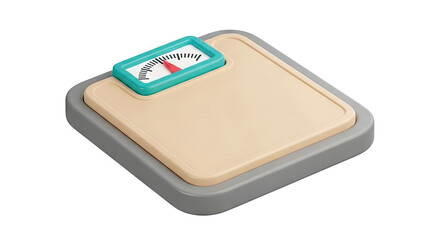 Fototapeta premium Retro Style Bathroom Scale