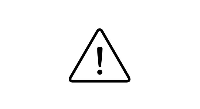 Warning Sign Exclamation Mark Symbol.