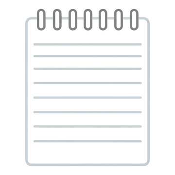 Spiral Notebook Outline Line Icon