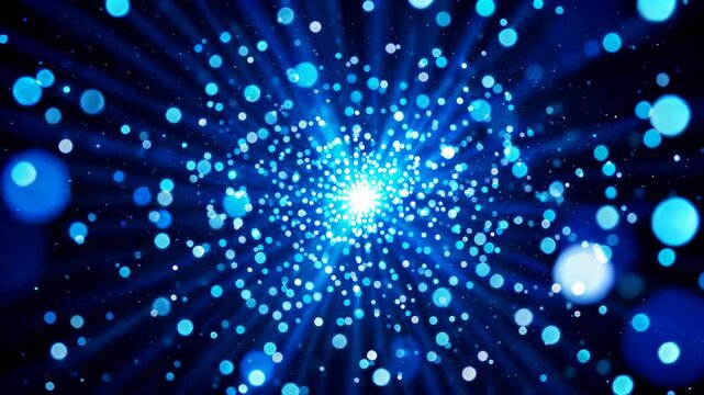 Blue Particle Background Material