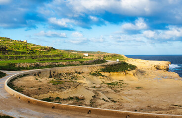 Kręta droga na północy Gozo 2026 © Krzysiek Cegiełka