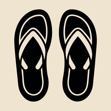 flip flops vector illustration