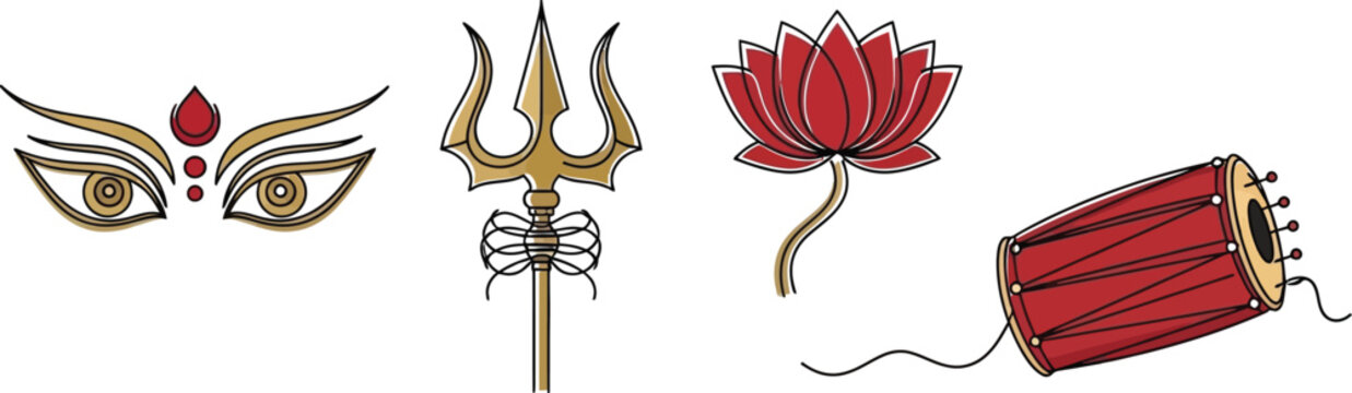 Hindu symbols and icons