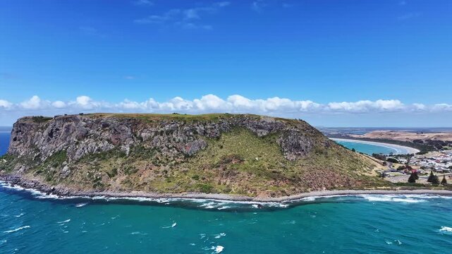 Spectacular aerial footage of The Nut Stanley Tasmania Australia