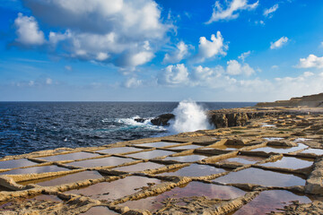 Miejsca zbioru soli morskiej na północy Gozo 2026 © Krzysiek Cegiełka