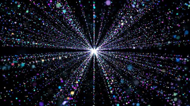 Particle light effect background material