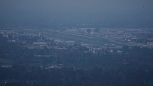 Van Nuys Airport Overhead View - Telephoto