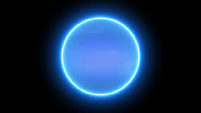 moon planet animation with space