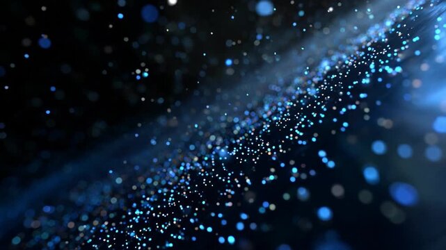 fiber optics background with lots light spots