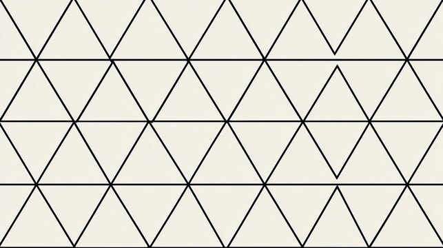 Seamless geometric triangle grid pattern