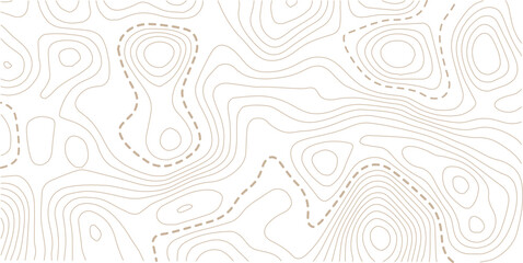 Modern design with White background with topographic wavy pattern design. paper texture Imitation of a geographical map shades. Topographic map background geographic line map. © MdNayebAli