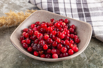 Sweet and sour fresh cranberry © Andrei Starostin