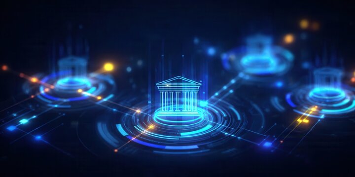 High tech bank systems send a secure remittance, relying on swift authentication and a digital fee for a global cashless economy.